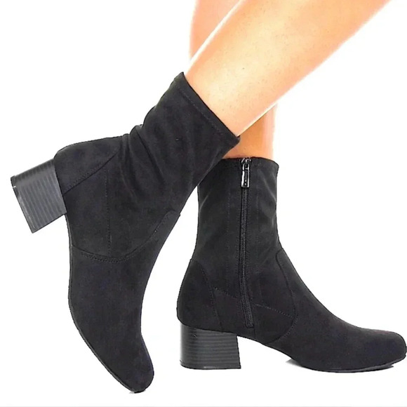 Kenneth Cole Reaction Women's Boots Size 6/7.5 Black - Picture 1 of 4